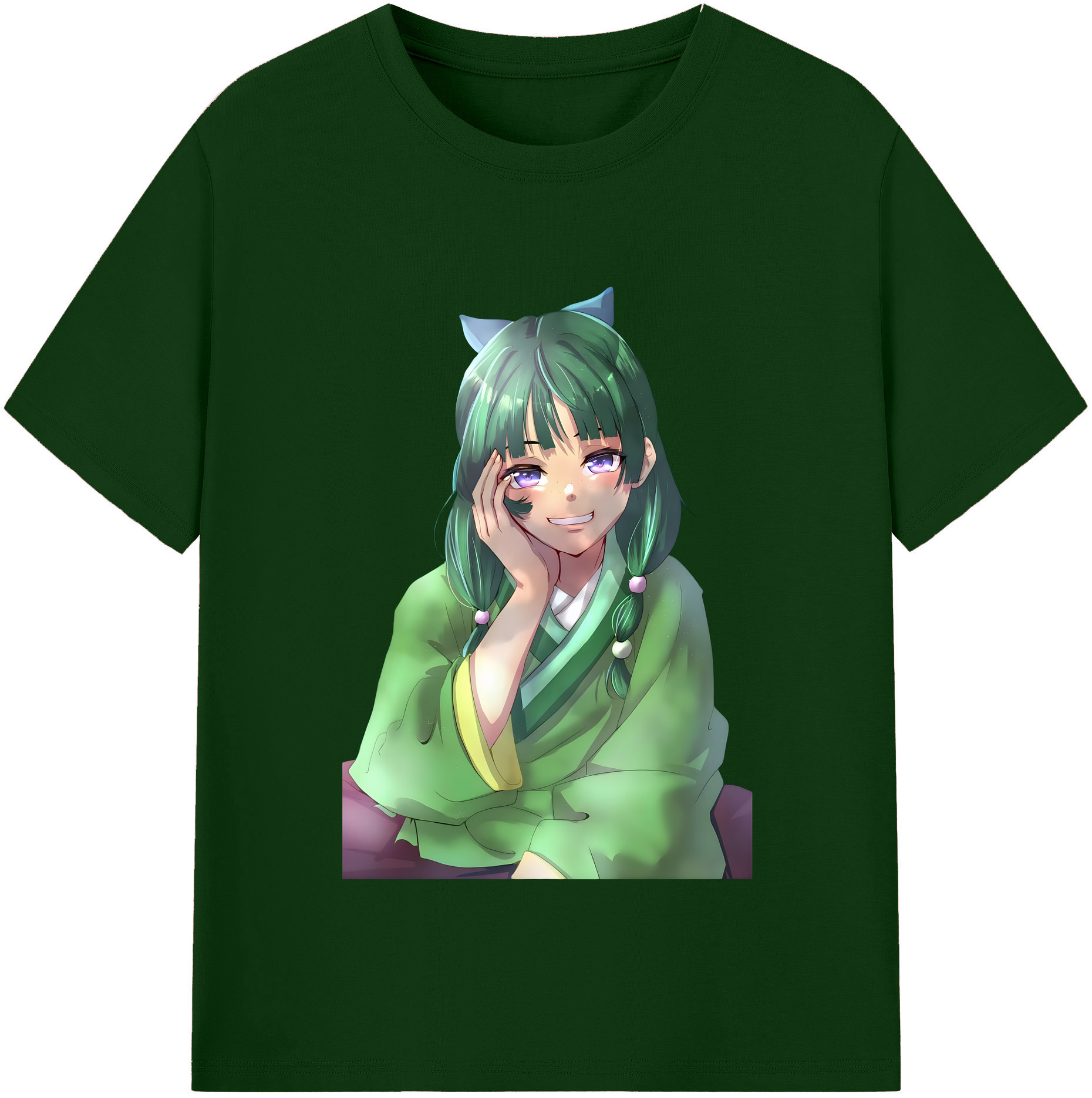 （画像用） 薬屋のひとりごと The Apothecary Diaries 綿100％半袖Tシャツ（フロントプリント）